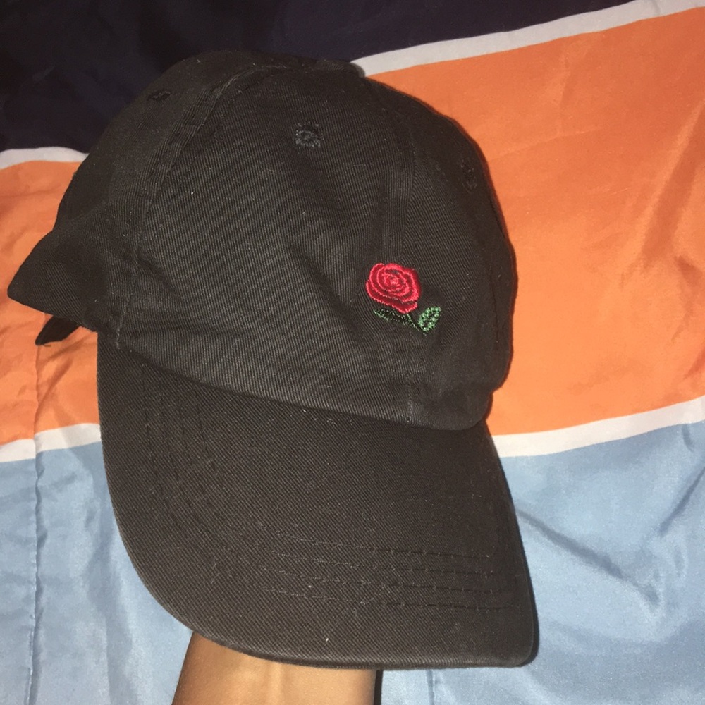 Rose design hat